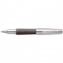 E-Motion Wood Rollerball Pen with Chrome Metal Grip, Black